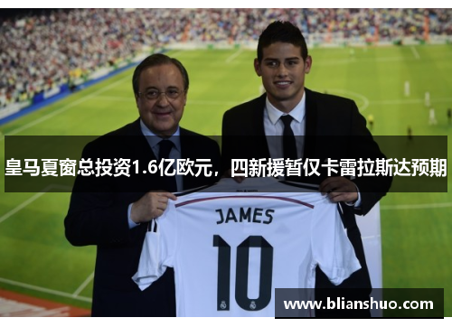 皇马夏窗总投资1.6亿欧元，四新援暂仅卡雷拉斯达预期